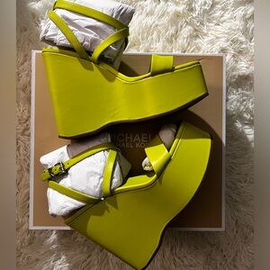 Michael Kors platform wedges